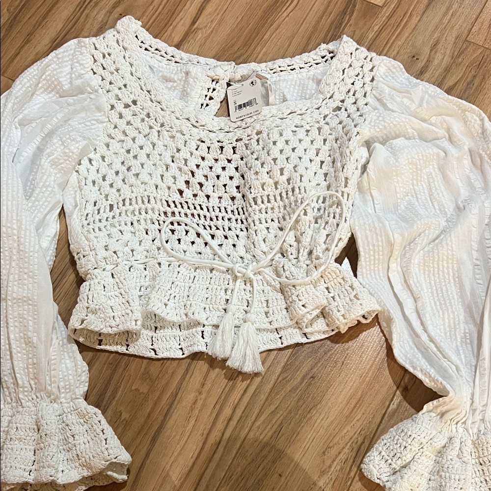 Free People  Crochet Women’s Top